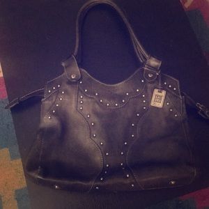 Vintage Frye Stud Shoulder Bag